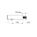 Hygienic Wall Mount Handwash Sensor Tap - 130mm