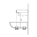 Hygienic Wall Mount Handwash Sensor Tap - 130mm