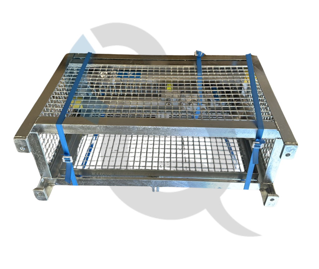 HDG Backflow Cage Ground Mount suits valves 32-50mm 950x550x300mm