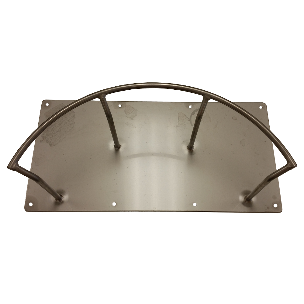 Wash Down Hose Rack S/S with Backing Plate Custom 316 Grade With 10 Fixing Holes