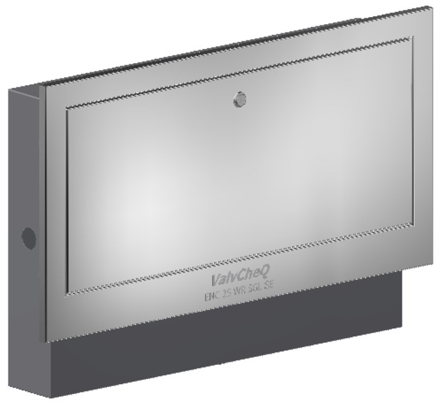 [BF-CabntSnglRe-cessSS] Stainless Steel Wall Cabinet - Suits 32, 40, and 50mm ValvCheq RPZ's