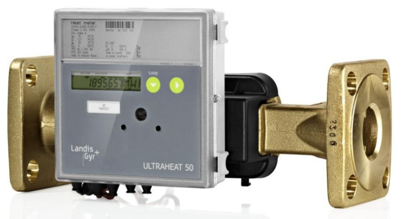 [HFEM-80] Heat Flow/Energy Meter UC50 FLANGED 24V (DN80 40M3/H 300MM)