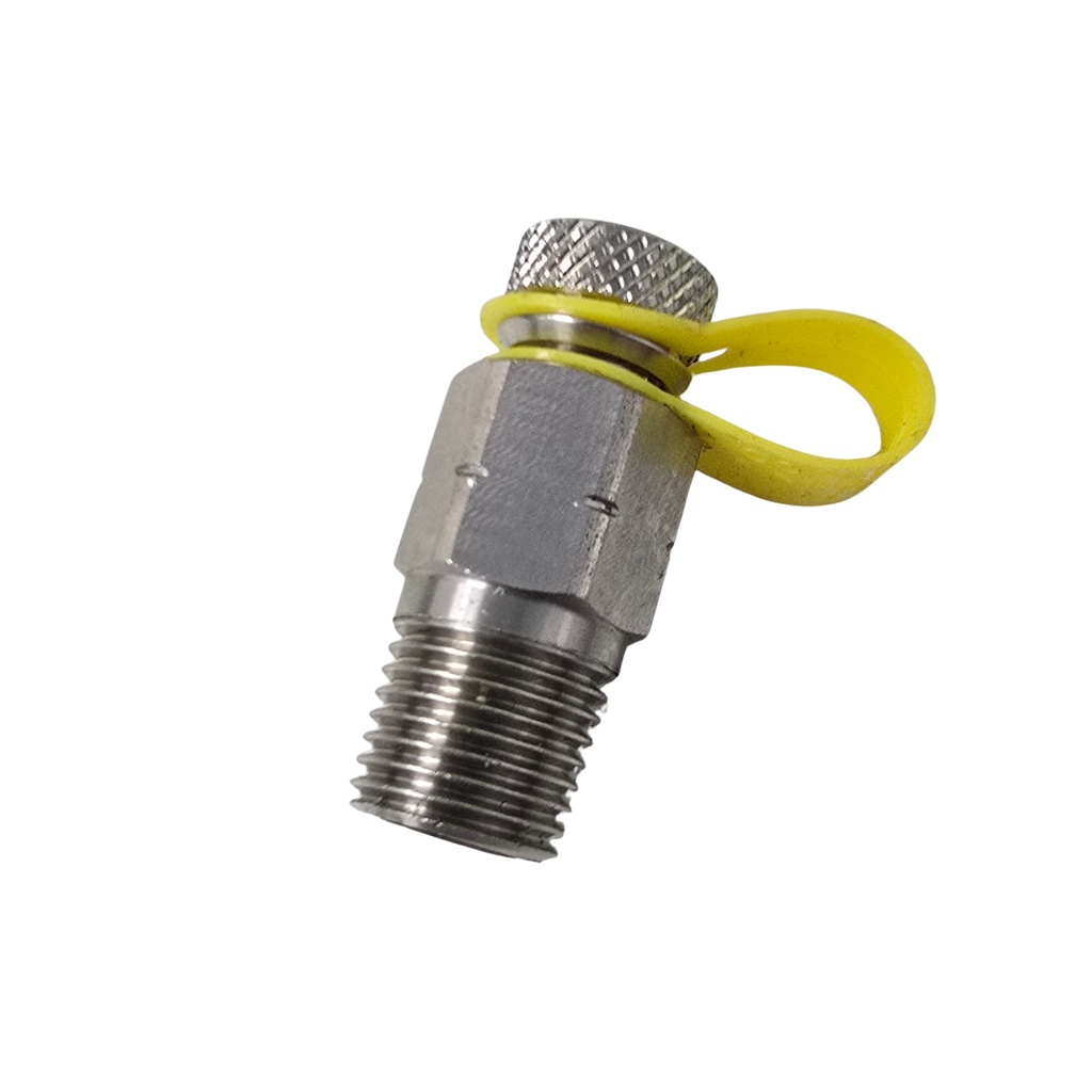 Stainless Binder test point 1/4" Viton seal