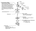 Normally Closed Assisted lift Solenoid exploded view