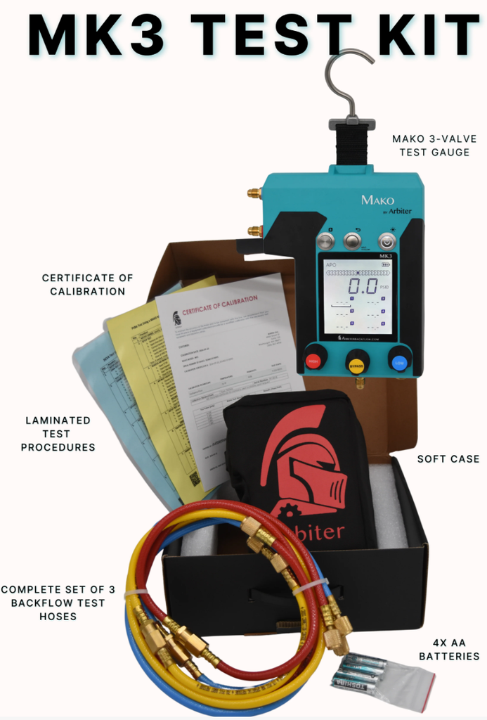Mako Electronic Backflow Differential Gauge MK3