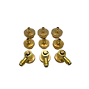 MAKO Backflow Brass Quick Connect Test Fittings 1/4" (Set of 9)