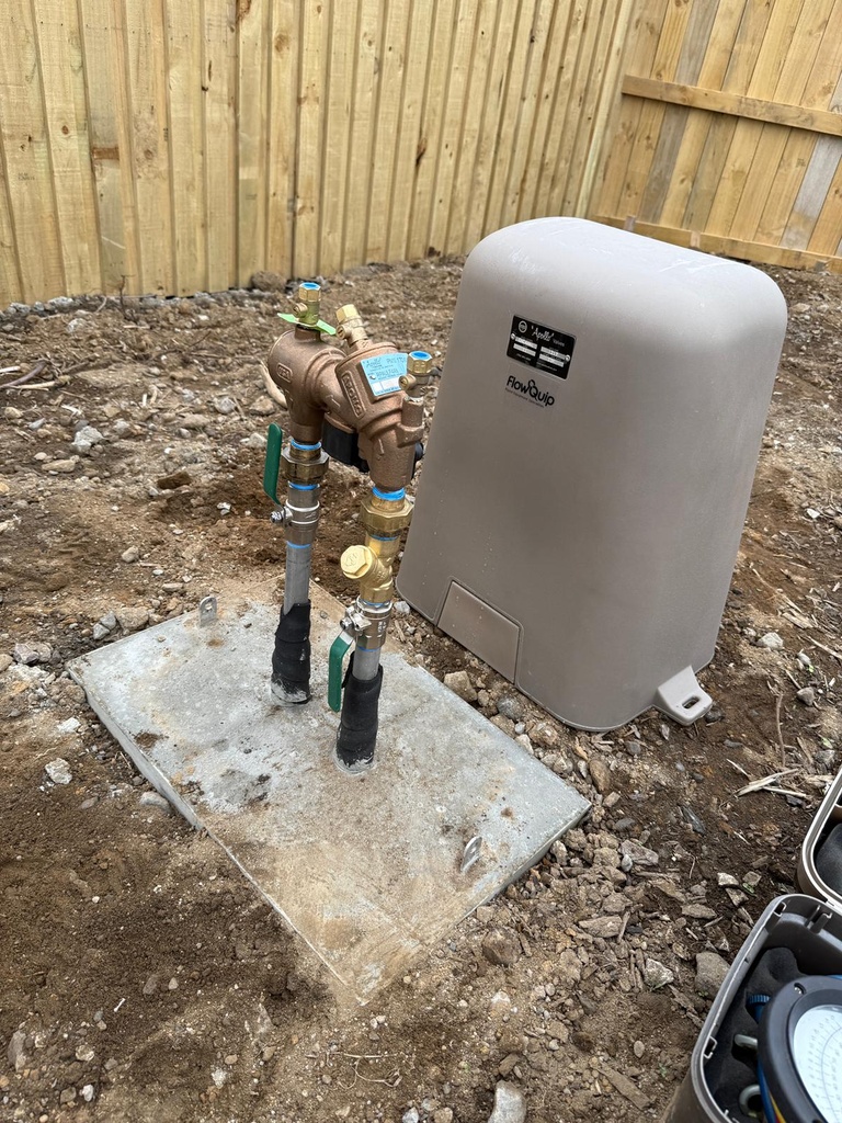 RP4AN 20mm RPZ Backflow Compact Complete Assembly - Valve Train, SS Risers, Insulated/Lockable Enclosure