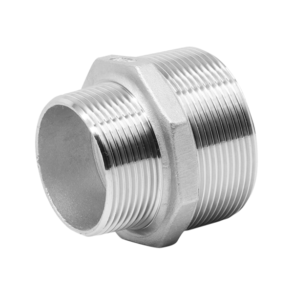 [SHRN10080] BSP Hex Reducing Nipple 316SS (4"X3")