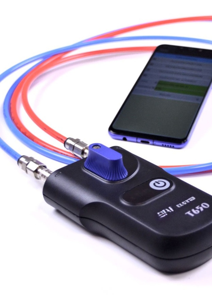 [T650] T650 Smart Hydronic Balancing Differential Pressure Gauge / Manometer 10 Bar Kit