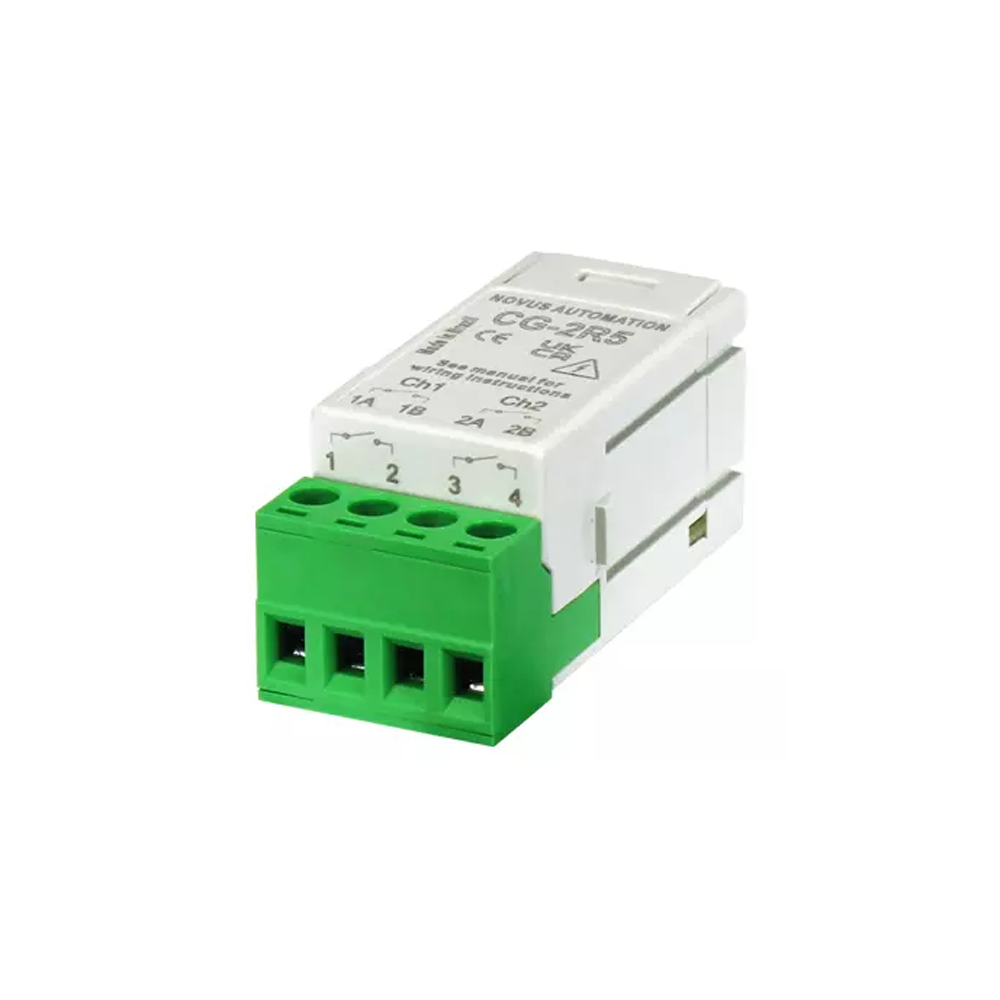 [820KCG12R5] Micromodule ClickNGo 2 Relay Outputs 5 A (2 Slots)  NOVUS