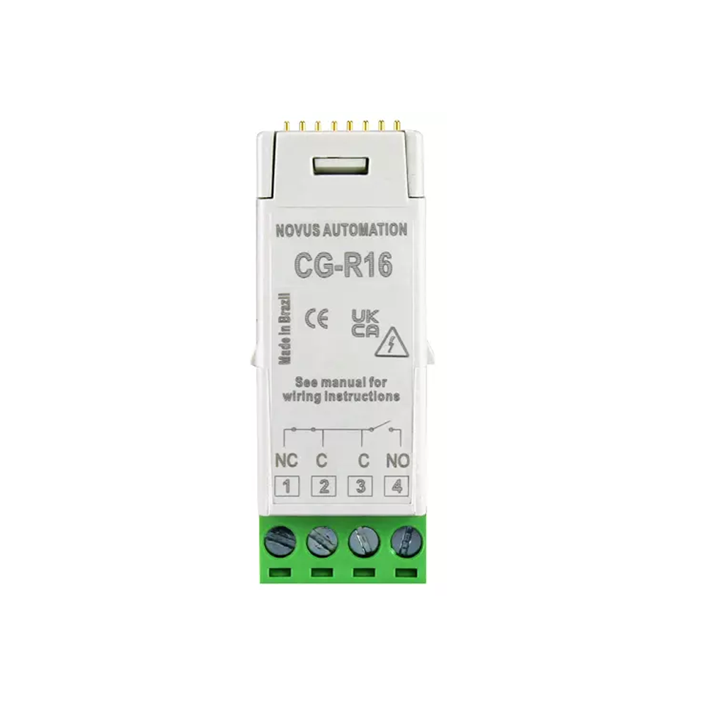 Micromodule ClickNGo 1 Relay Outputs 16 A (2 Slots) NOVUS