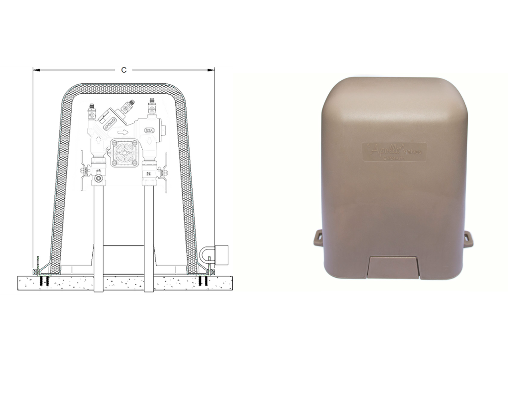 [RPZ-4AN-ENCLOSURE] Insulated Enclosure for 4AN RPZ Devices