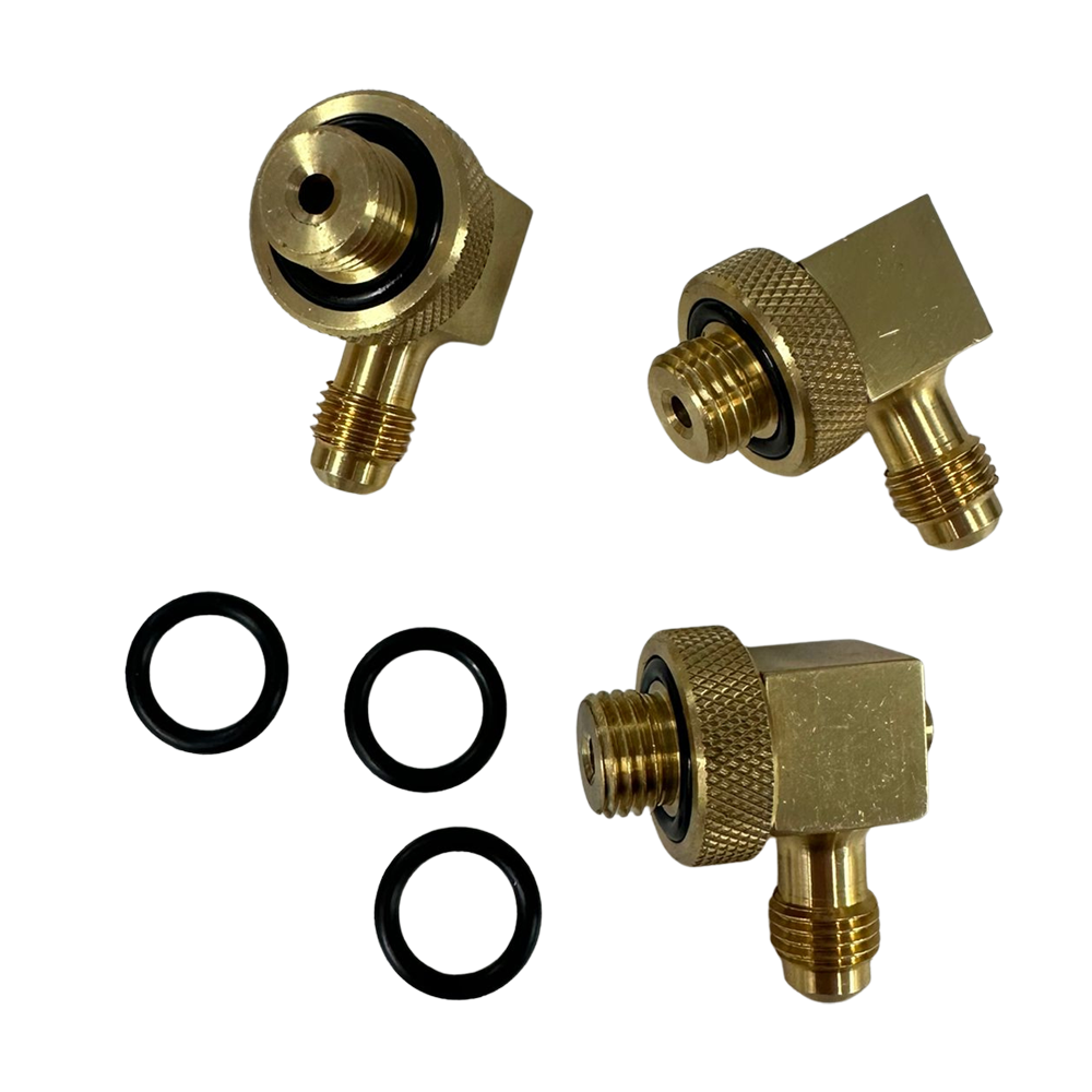 [QTFS-3PACK] Backflow 1/4" x Swivel 90° Test Adaptors - Set of 3