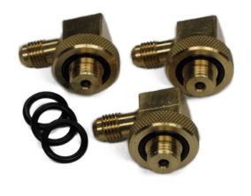 Backflow 1/4"x Swivel 90° - 3 pack