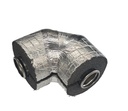 Foil Faced Insulated Foam Pipe Elbow Premade 54mm ID 38mm Wall