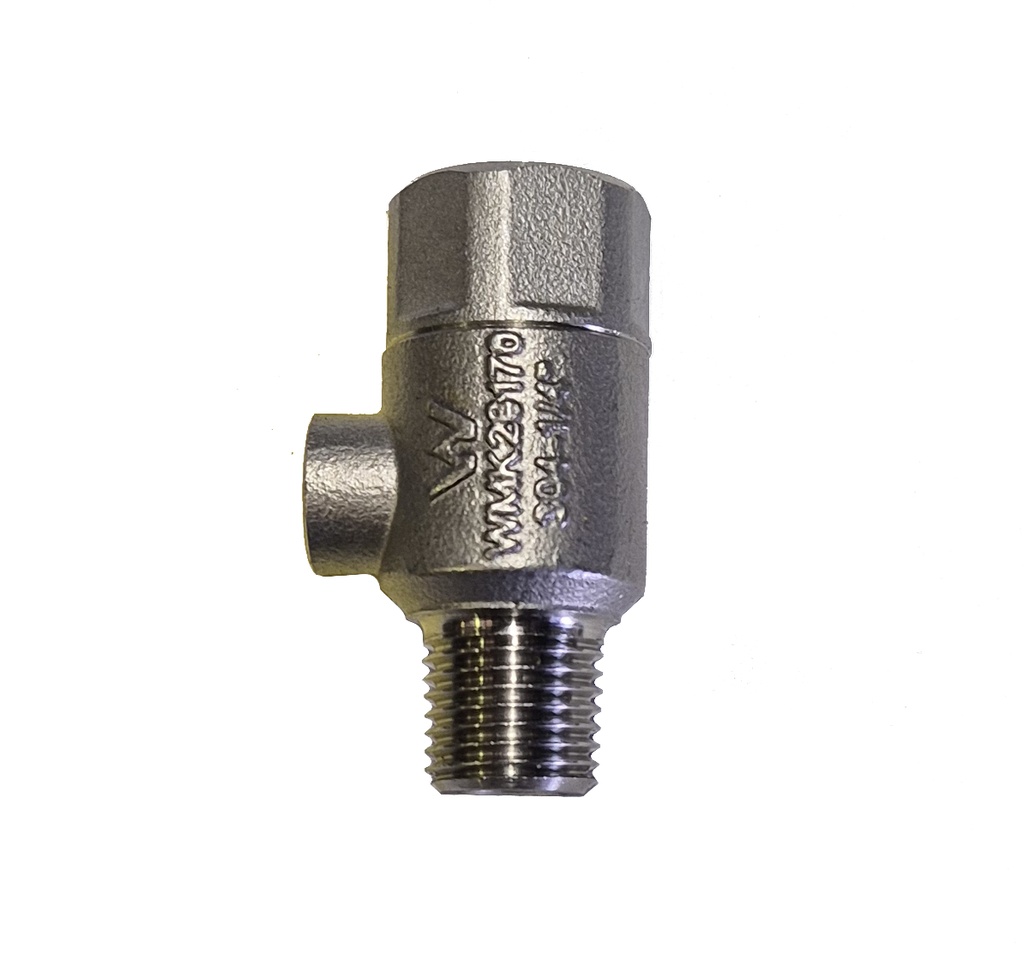 [SSTESTCOCK1/4] Stainless M/F BSP Test cock for RP03/DC03 (1/4")