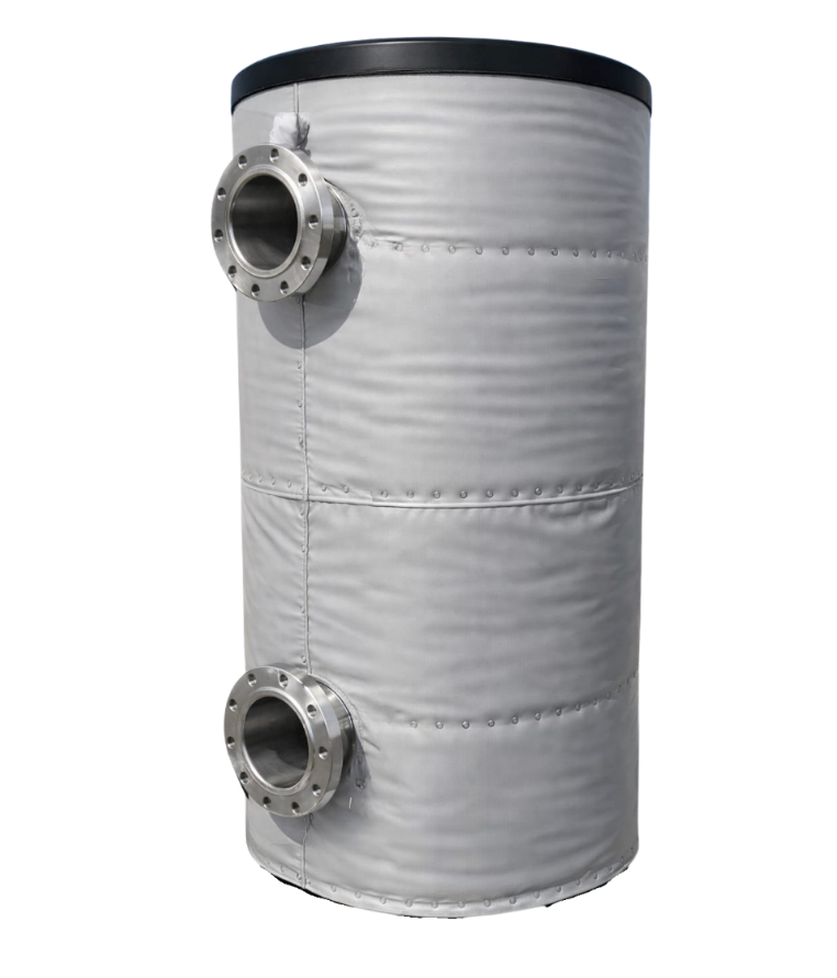 Thermacon Stainless Flanged Buffer Tank With Soft Shell Insulation 4 Port