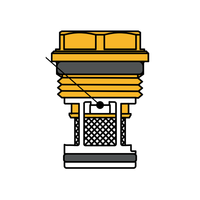[F0003957] Caleiffi RPZ 58011 Strainer 15mm
