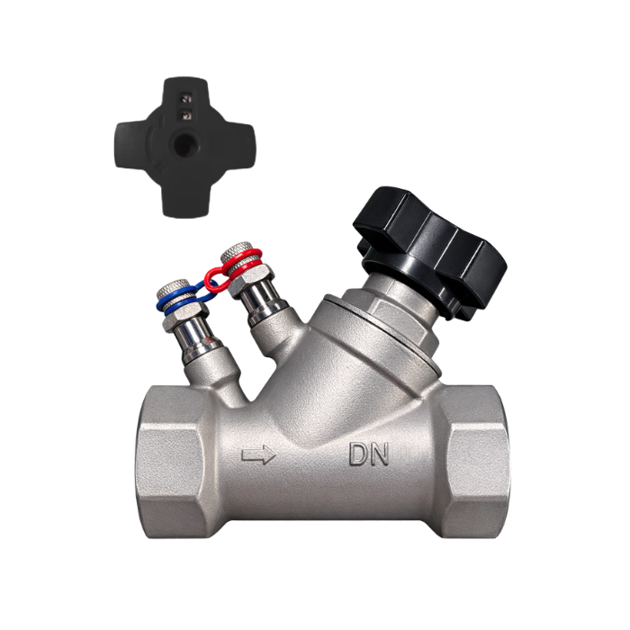 DPsense Stainless Threaded Balancing Valve - Variable Type