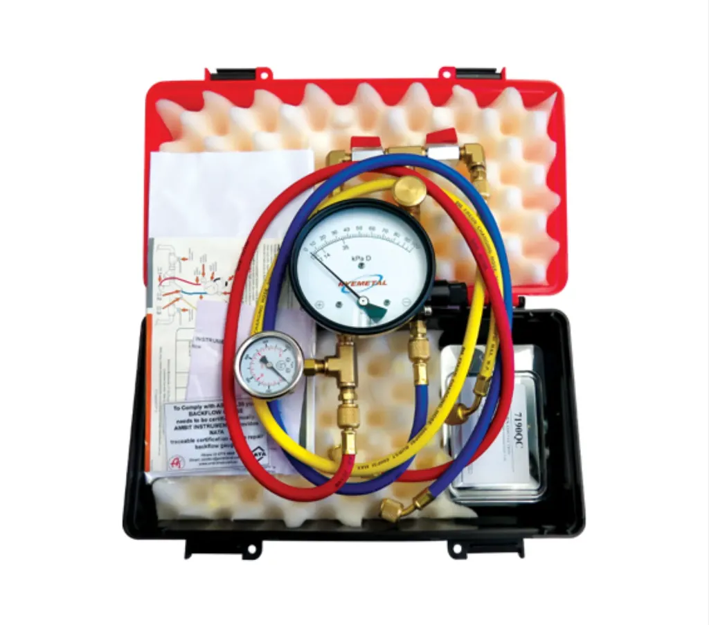 ECO Backflow Gauge Test Kit with Hoses & Case
