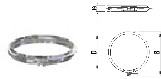 SS Flue Locking Band