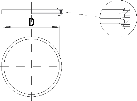 SS Flue Silicon Gasket (Black)