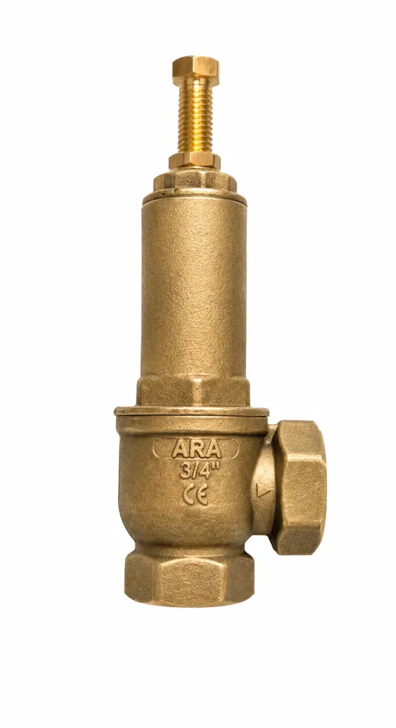 ARI Brass Pressure Relief Safety Valve F/F 2-12bar Adjustable General Purpose