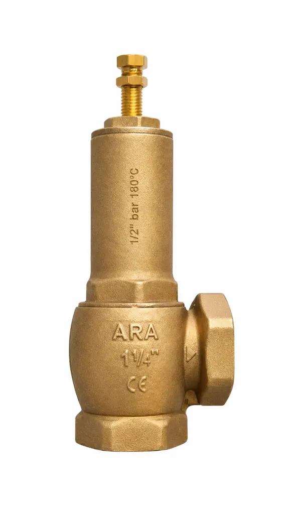 ARI Brass Pressure Relief Safety Valve F/F 2-12bar Adjustable General Purpose