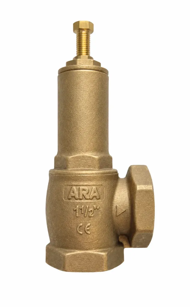 ARI Brass Pressure Relief Safety Valve F/F 2-12bar Adjustable General Purpose