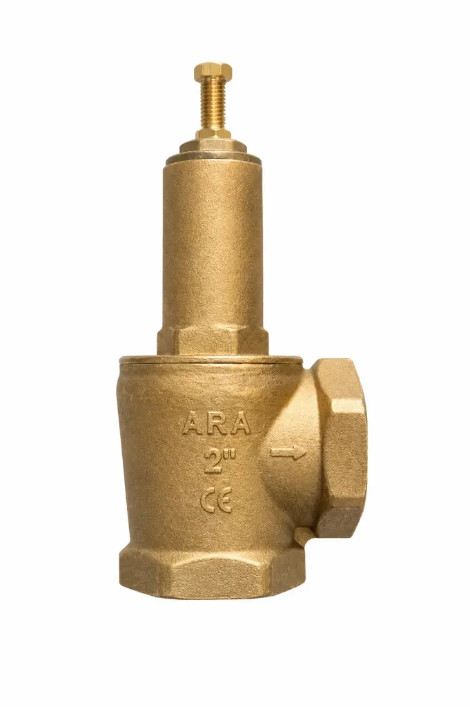 ARI Brass Pressure Relief Safety Valve F/F 2-12bar Adjustable General Purpose
