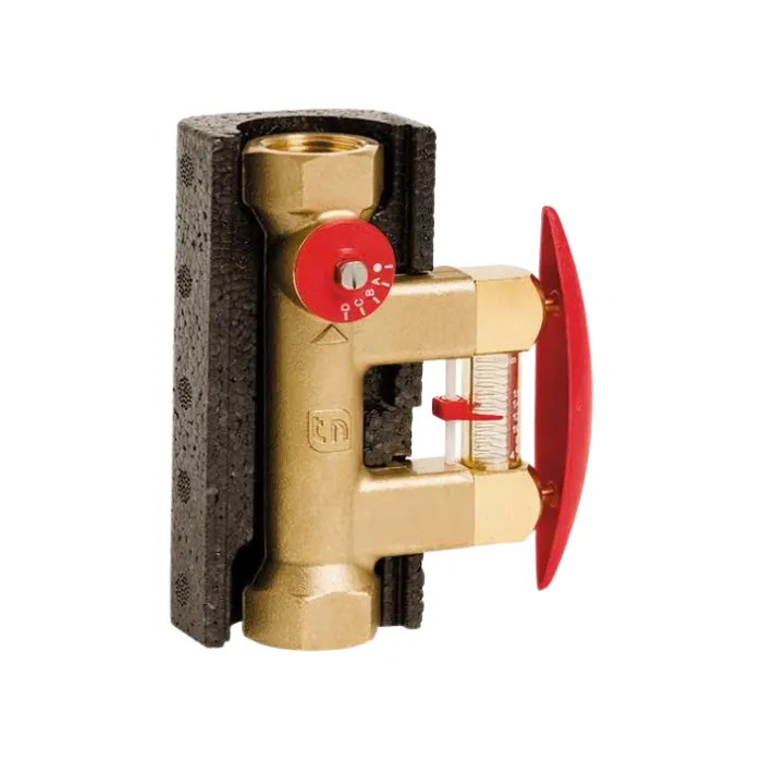 FlowSetter Balancing Valve with Flow Meter Female Thread - With Insulation Box