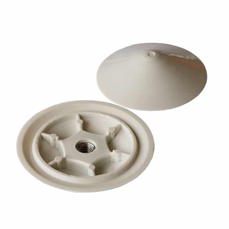 Nylon Dome Cap With M10 Nut Insert "Mushroom Cap" for insulated Panel - Titania