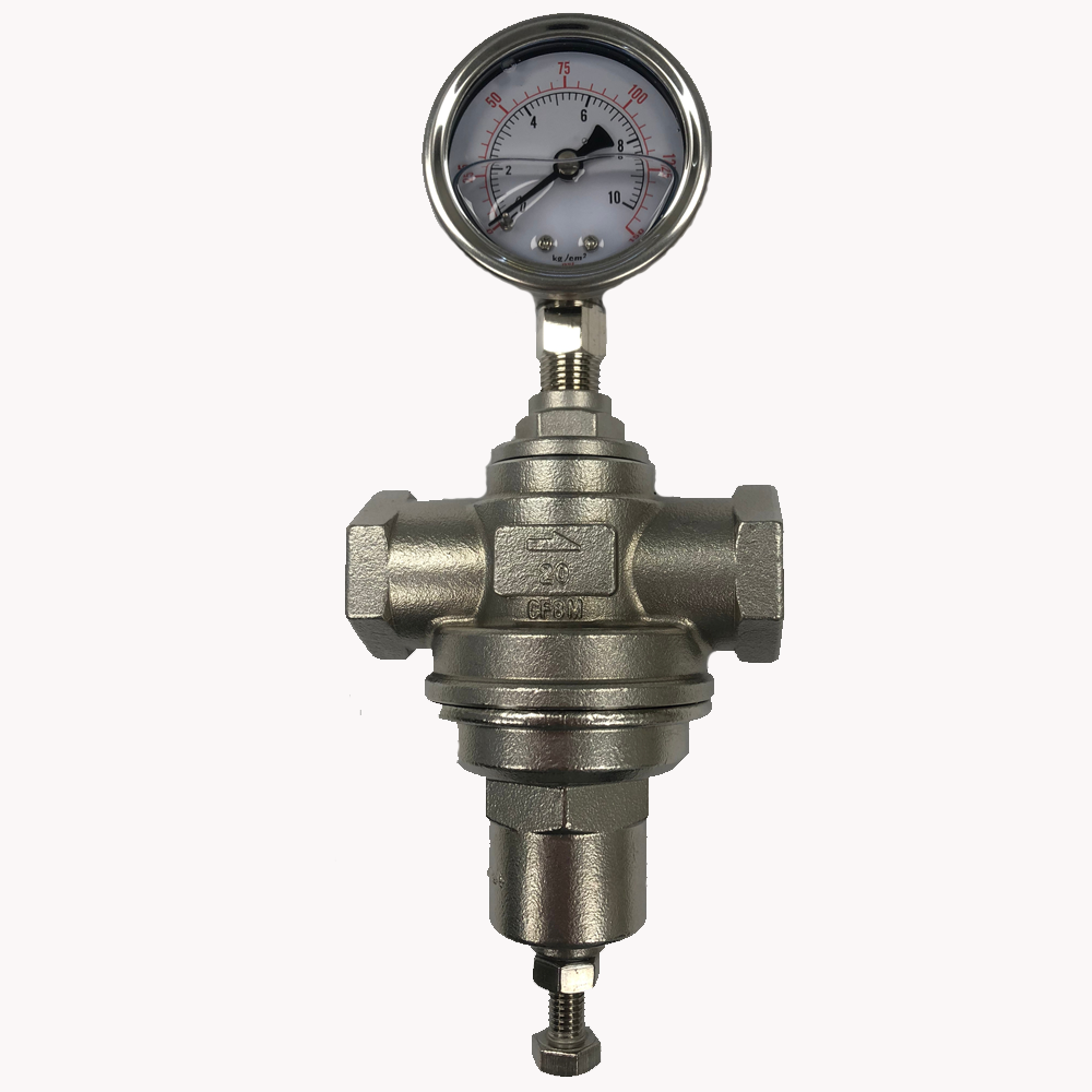 Direct-Activated Pressure Reducing Valve (with gauge)