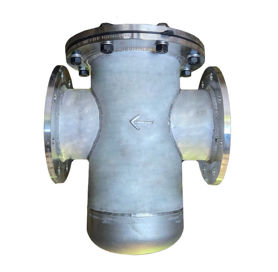 Stainless Steel Flanged Strainer - Hydromet (Flat Top Dirt Box) | FlowQuip